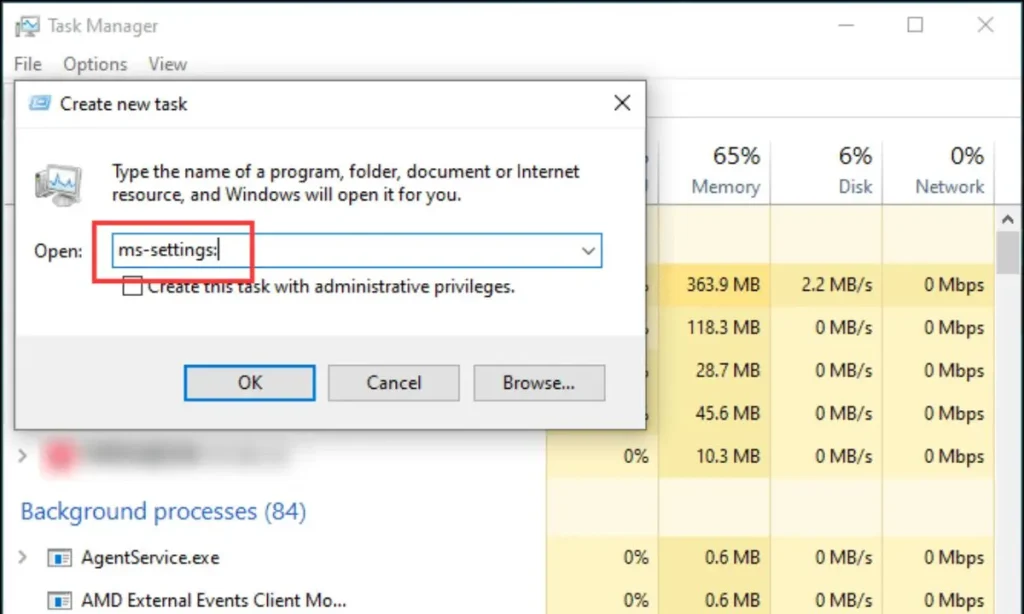 how to open the task manager