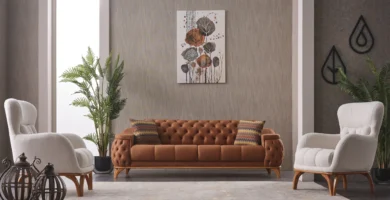 Sofa Sofa set and Chesterfiell style praneggi