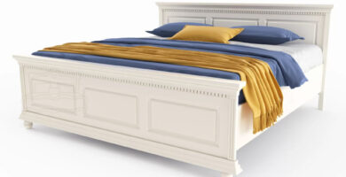 Pat Luxus Solid White Wood 140x200 - Sleep