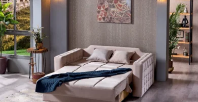 Sofa bed with 2 seats Molina