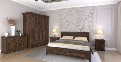 Camera da letto Louis Solid Lime Wood - Scegli un letto in legno massiccio